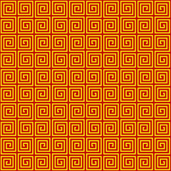 Geometric continuous line seamless pattern