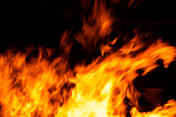 Background image of the flame burning red　3757
