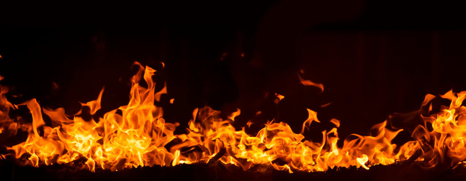 Background image of the flame burning red　3990-91