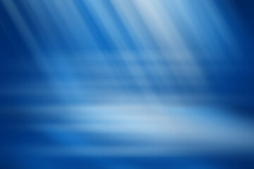 Blue zoom radial blur abstract background. Motion gradient light blue backdrop wallpaper.