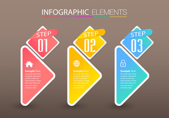 modern text box template, banner Infographics