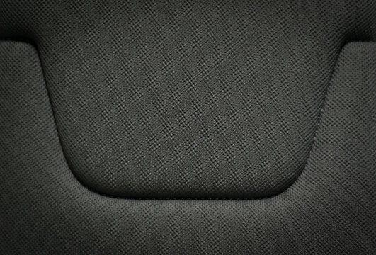 Black abstract pattern car seat texture