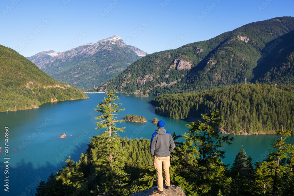 Wall mural Diablo lake