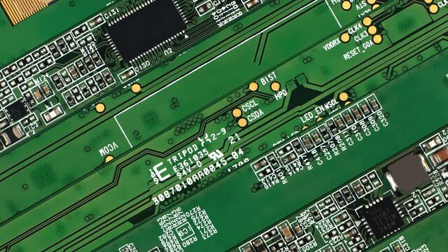 electronic circuit board texure design