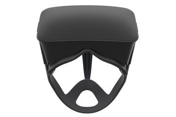 Virtual reality glasses isolated on white with cliping path. 3d rendering