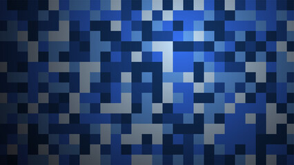 Blue vector abstract textured polygonal background. Blurry rectangular design. The pattern with repeating rectangles can be used for background.