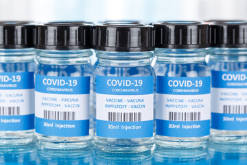 Coronavirus Vaccine bottle Corona Virus COVID-19 Covid vaccines