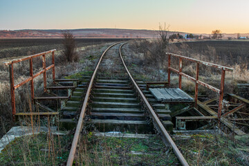 Obraz premium railway bridge in the morning