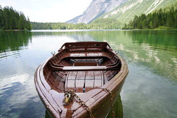 Boot auf dem Lago Tovel See