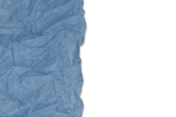 crumpled paper isolated on white