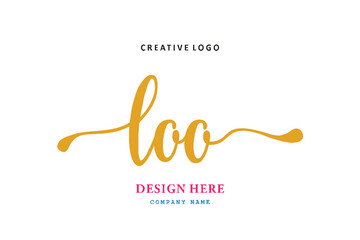 LOO lettering logo is simple, easy to understand and authoritative
