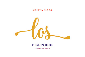 LOS lettering logo is simple, easy to understand and authoritative