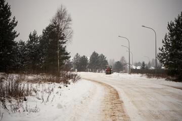 pług na drodze © Marcin Łazarczyk