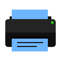 printer icon design vector graphics