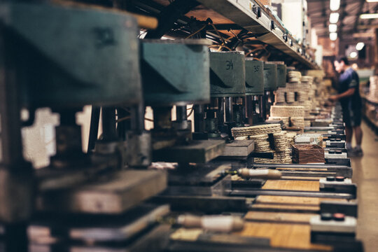 F&aacute;brica de calzado. Industria. 