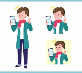 Young woman in a cardigan