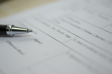 Pen and signature box