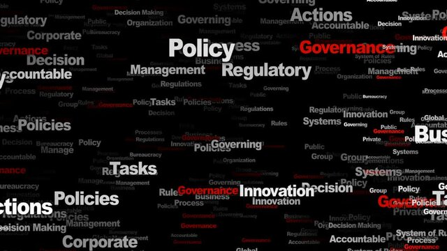 GOVERNANCE Keywords Animation, Background, Loop, 4k
