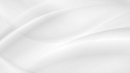 Grey pearl smooth blurred waves abstract background