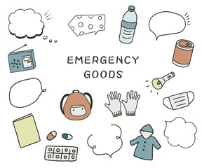 防災吹き出しセット