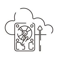 Computer Hardware Icons. Vector Illustration. 