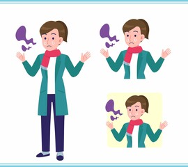 Young woman in a cardigan