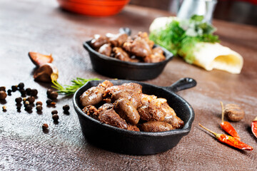fried chicken hearts