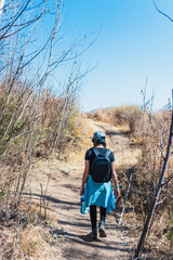 Obraz premium hiking in the forest