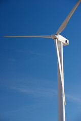 Sustainable wind energy concept view