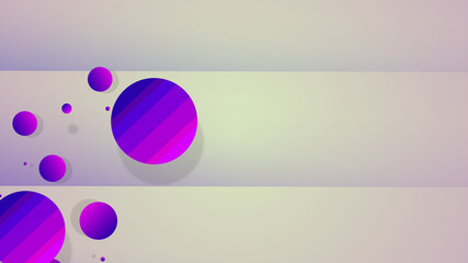 Dark purple spheres on light grey background illustration.