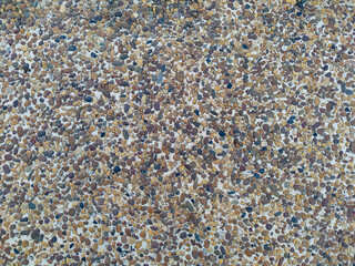 Small pebble stone floor pattern texture background