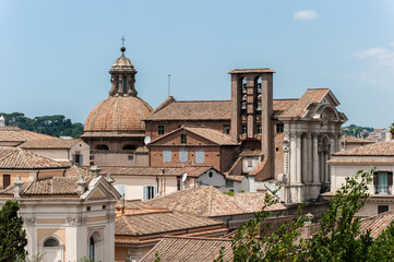 Fototapeta na wymiar Kirche Santa Maria in Campitelli in Rom