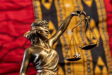 Lady Justice With African Symbolism