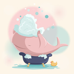 Baby shower card.  Fanny art for your child.