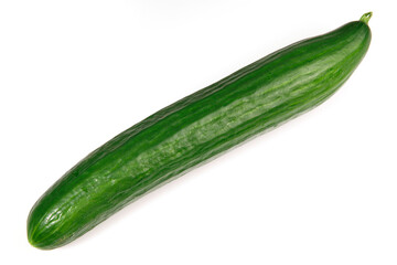 Fresh Cucumber isolated on white Background