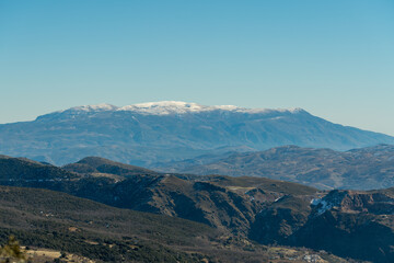 mountainous landscape in the south of Spain