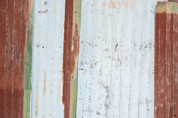 Old galvanized surface with rust.