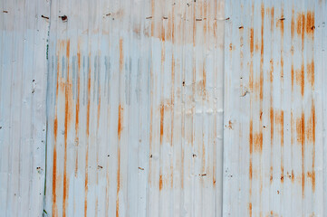 Old galvanized surface with rust.
