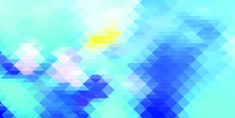 blue abstract geometric background.  Blue Grid Mosaic Background