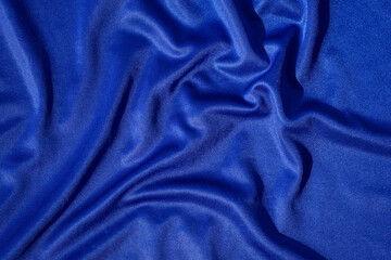 Background of blue cloth texture
