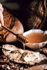 bread and honey