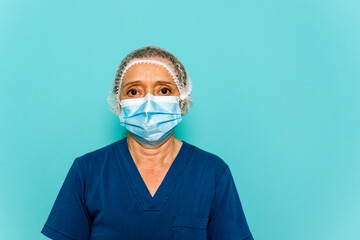 Nurse with Face Mask Portrait