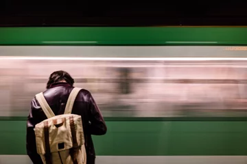 Foto op Canvas Subway traveller © Daniel Annbjer