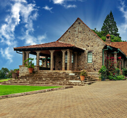 Fototapeta premium African lodge