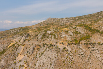 Beautiful mountain landscape near the town of Blagaj. Bosnia and Herzegovina