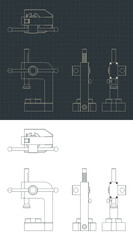 Hand press blueprints