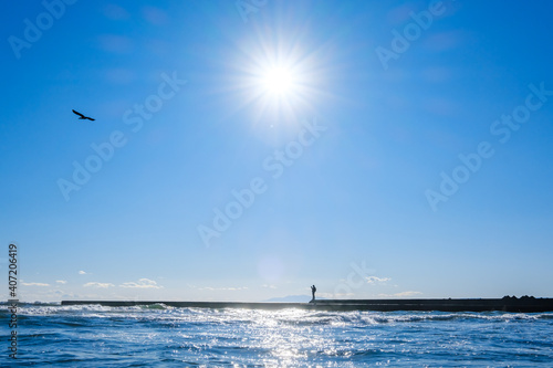 神奈川県 江ノ島 湘南の海風景 Wall Mural Wallpaper Murals Travel