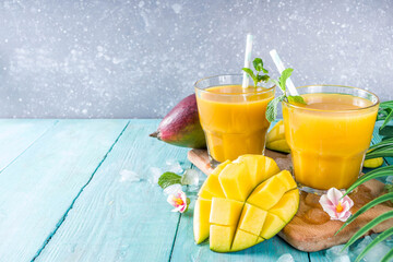 Mango smoothie or juice