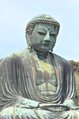 Great Buddha (Daibutsu) in Kōtoku-in,  Kamakura, Kanagawa Prefecture, Japan