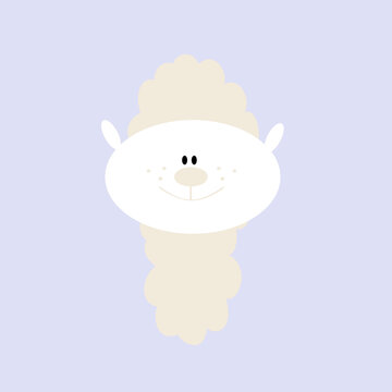 Pacco das fröhliche Alpaka beige pastell
